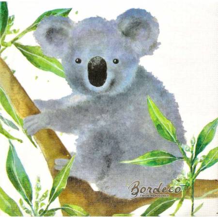 Serwetka decoupage firmy PPD koala 33x33cm